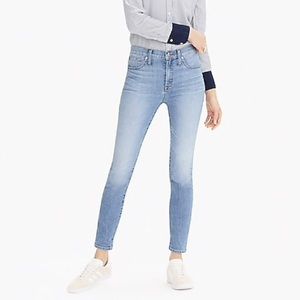 NWOT J. Crew 9 inch high rise Toothpick Jean